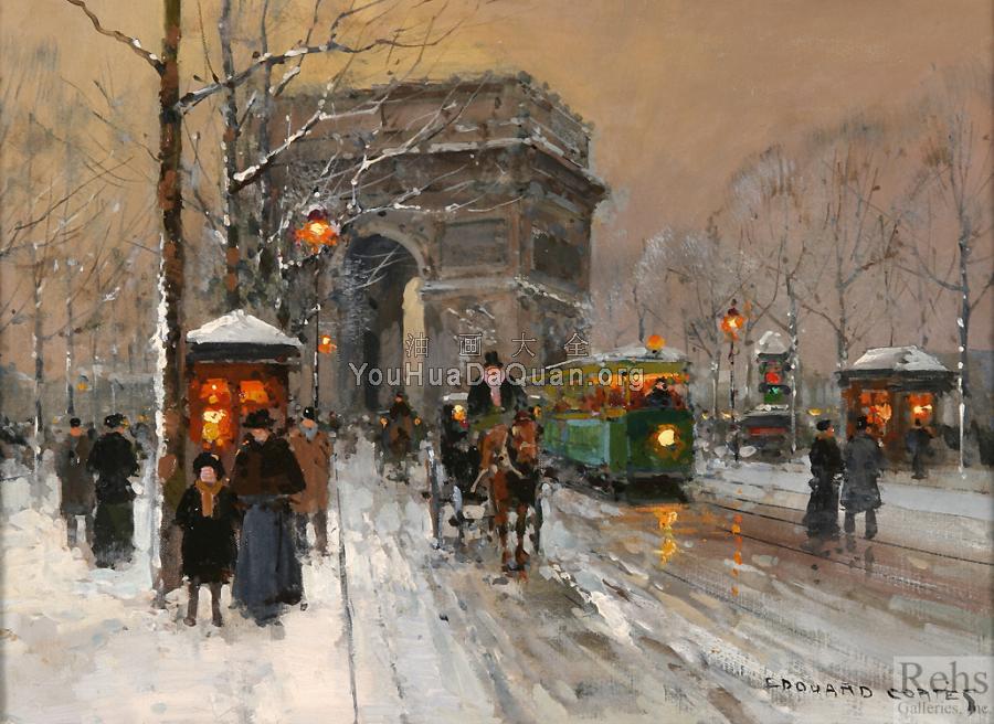 L'Arc de Triomphe, Place de l'Etoile - 爱德华·科尔特斯